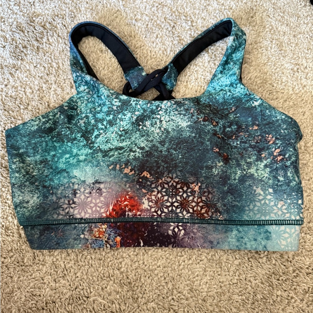 Patterned Sports Bra
